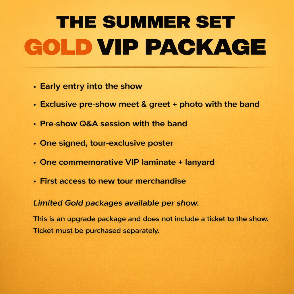 The Summer Set: Gold VIP Experience